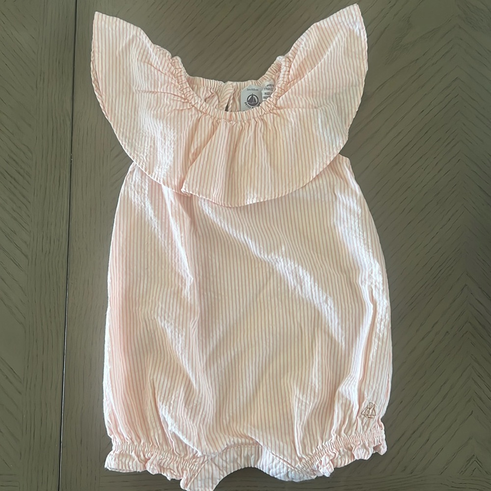 Petit Bateau girls onesie